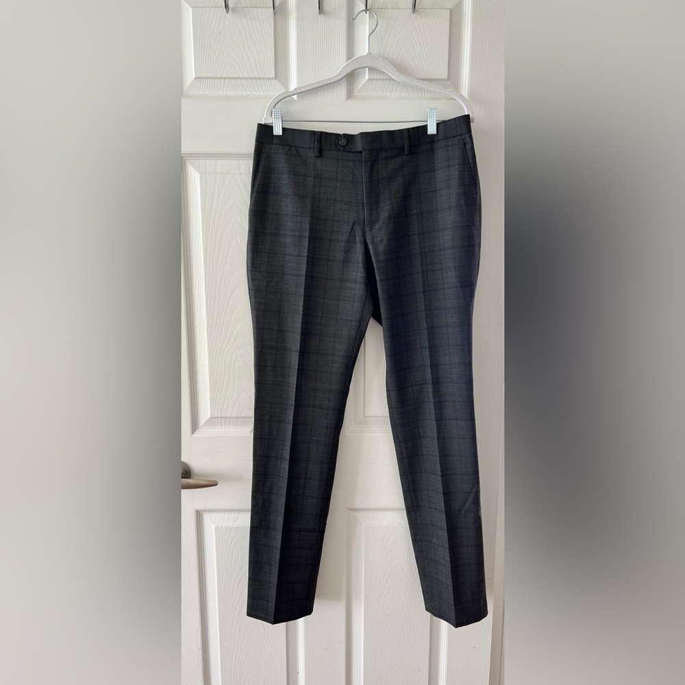 Original Penguin Gray Plaid Dress Pants